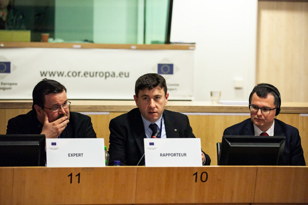 2 April 2019, 23rd SEDEC Commission meeting Belgium Brussels April 2019 © European Union / Giedre Daugelaite Csaba BORBOLY, President of Harghita County Council