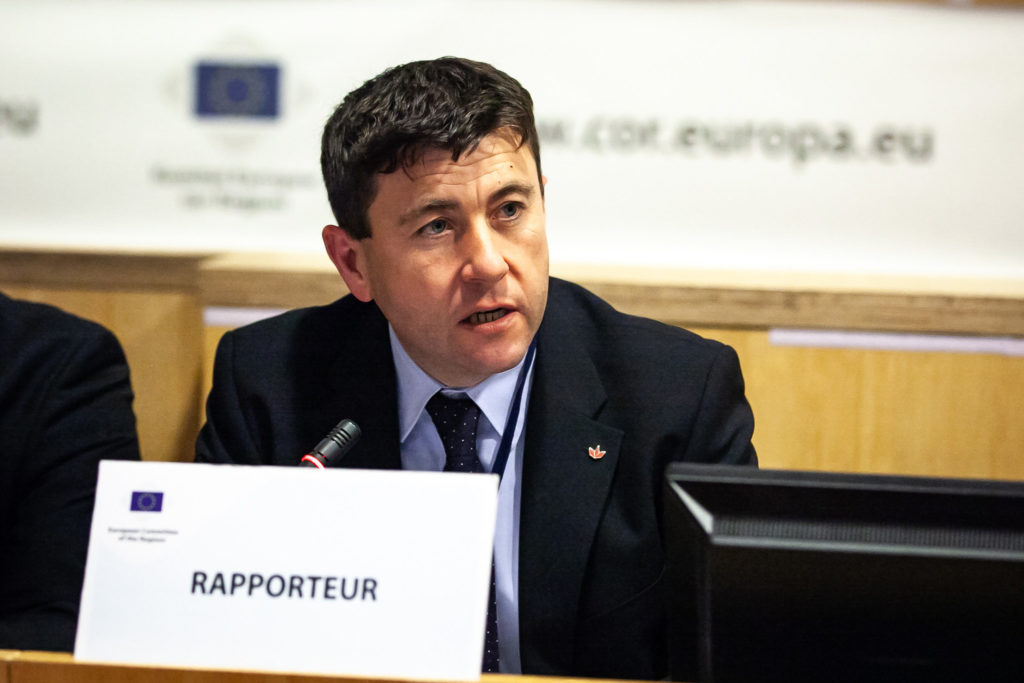 2 April 2019, 23rd SEDEC Commission meeting Belgium Brussels April 2019 © European Union / Giedre Daugelaite Csaba BORBOLY, President of Harghita County Council