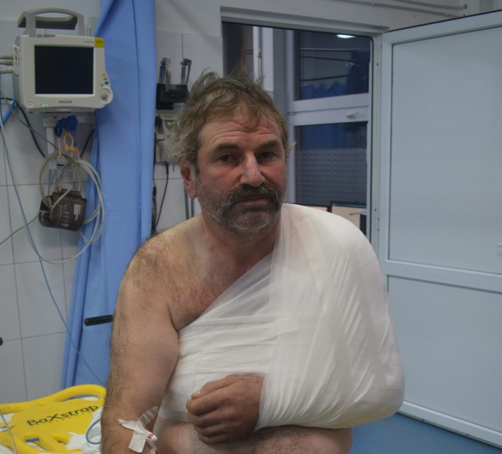 Medvetamadas aldozata